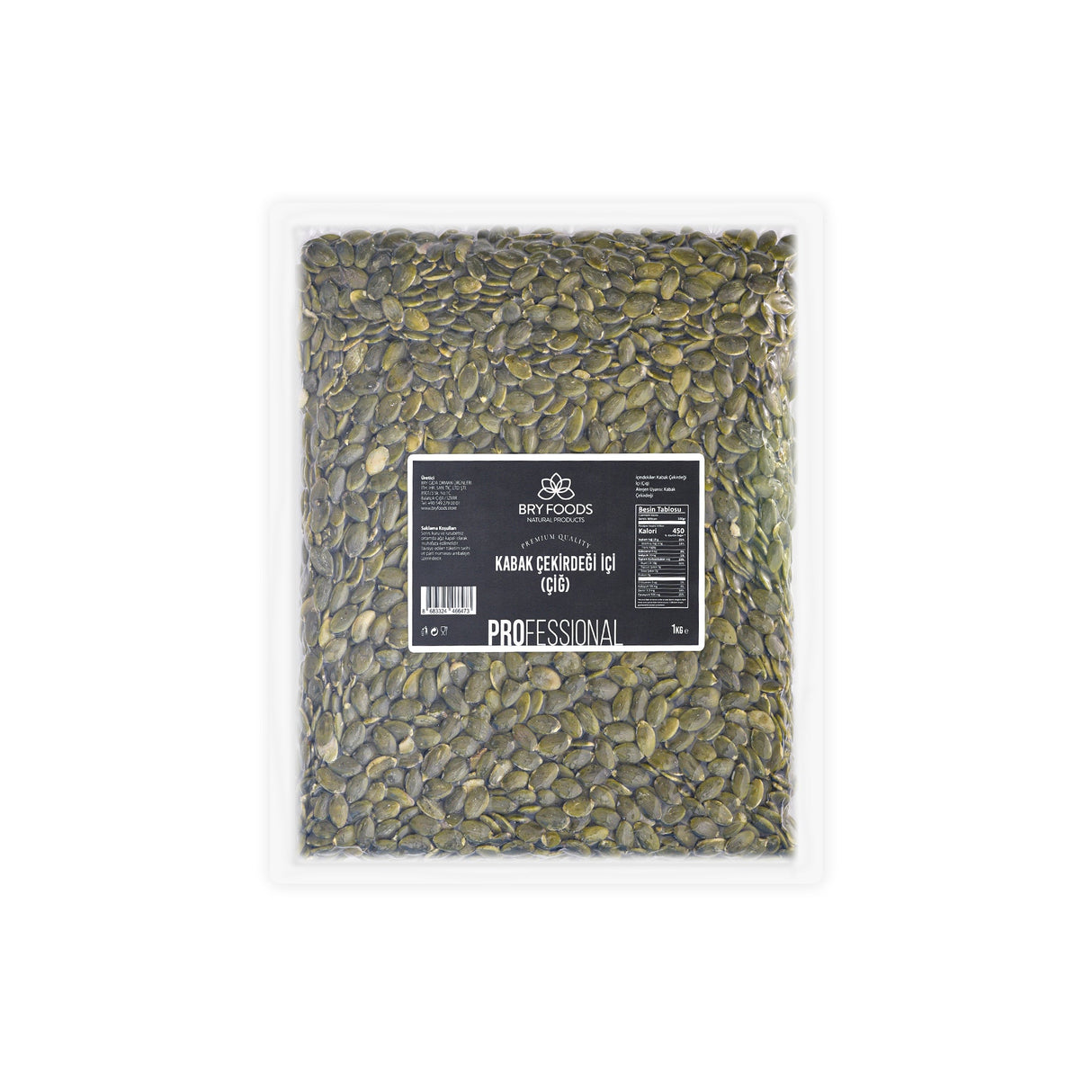 Kabak Çekirdeği İçi(Çiğ) - 1kg - BRY Foods