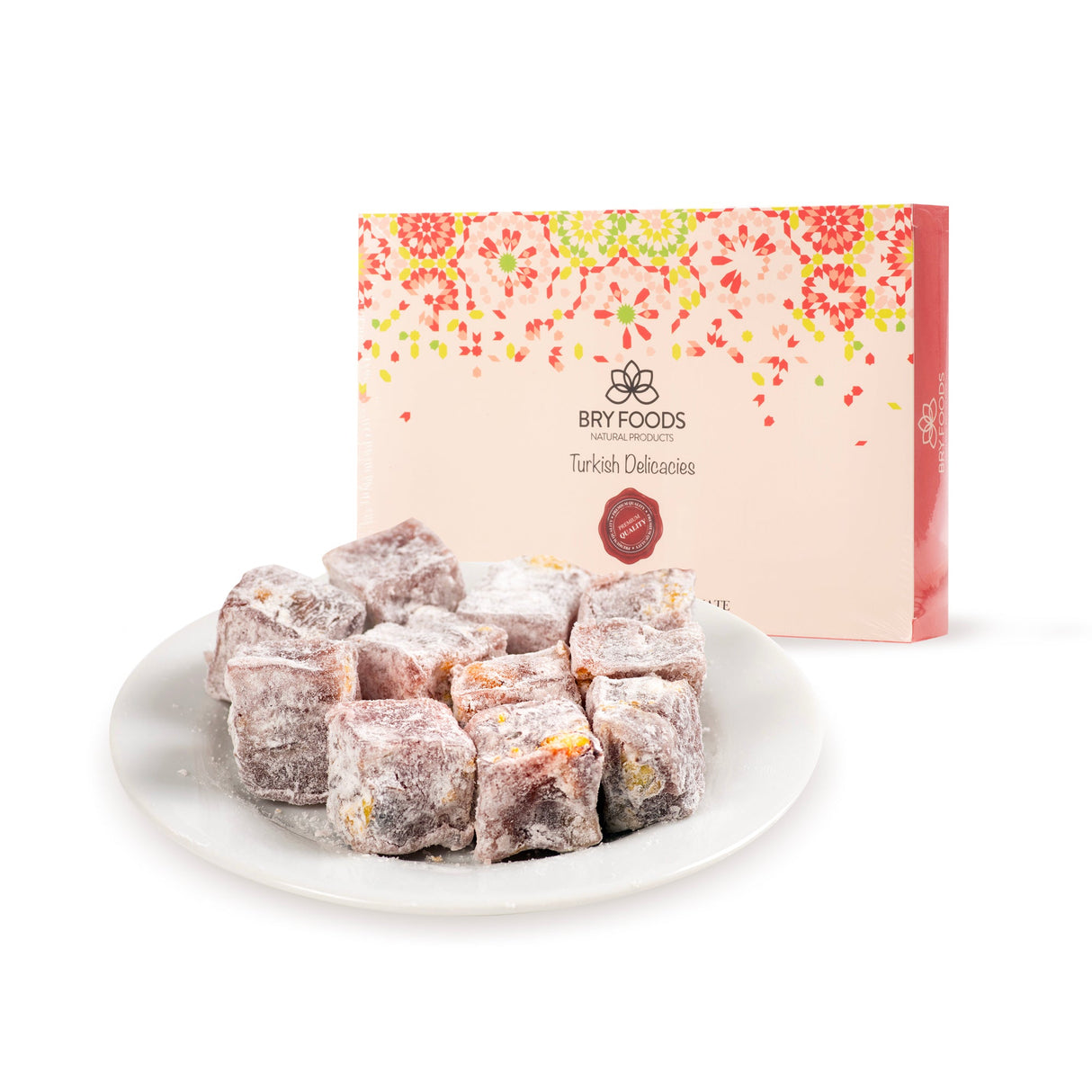 Nar Aromalı & Antep Fıstıklı Lokum - 250gr - BRY Foods