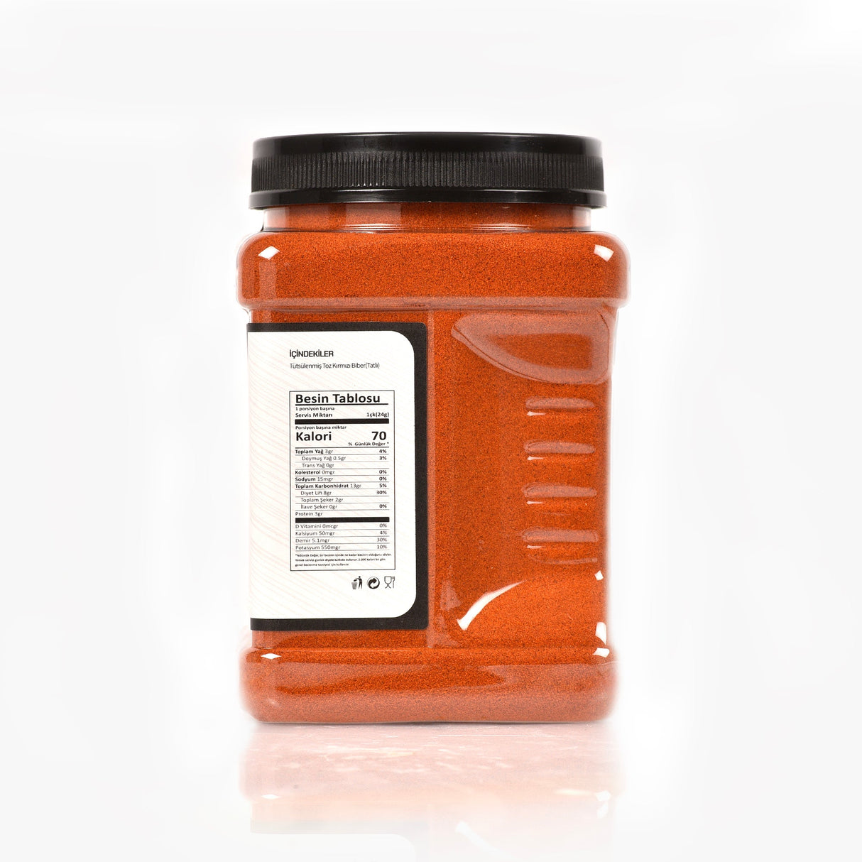 Tütsülenmiş Toz Kırmızı Biber(Tatlı) - 997gr - BRY Foods