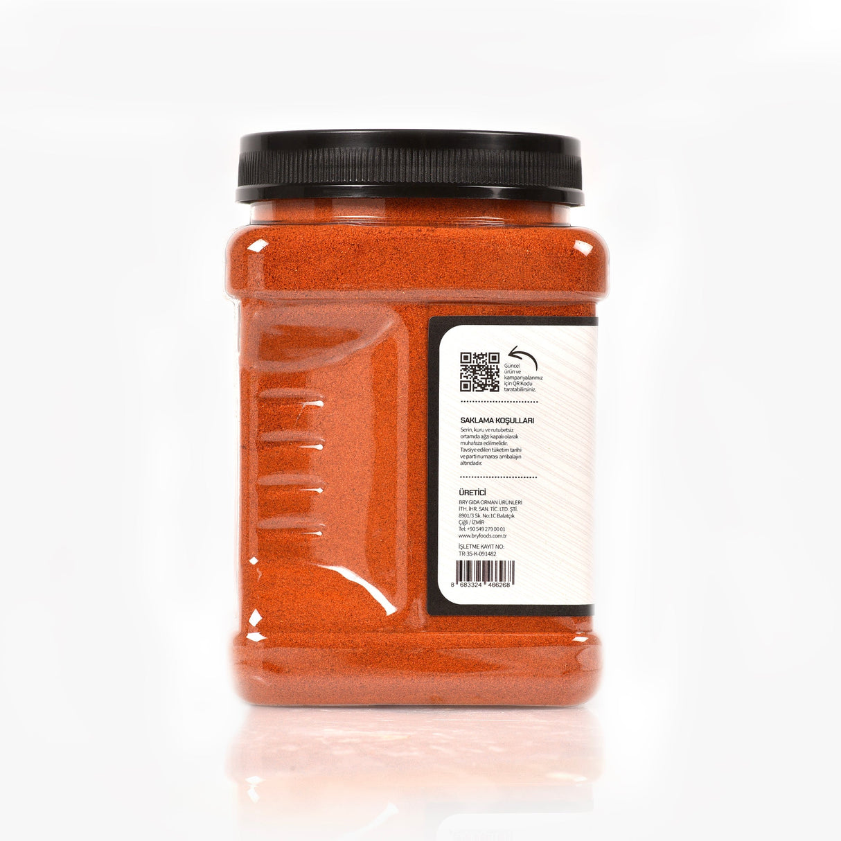 Tütsülenmiş Toz Kırmızı Biber(Tatlı) - 997gr - BRY Foods